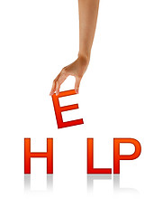 Image showing Help - Hand