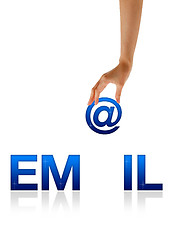 Image showing Email - Hand