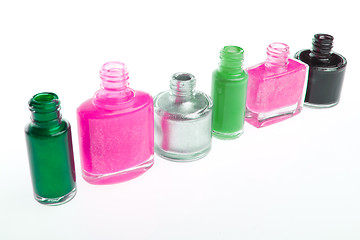 Image showing nail polish set