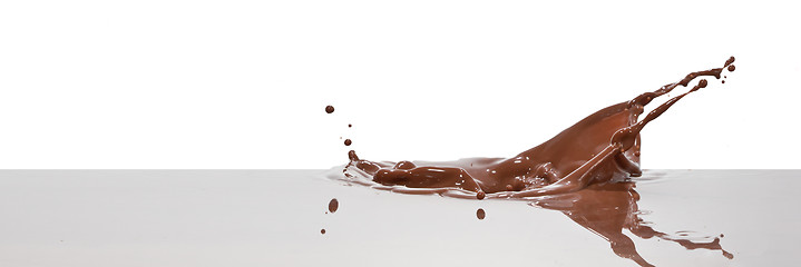 Image showing chocolate splash