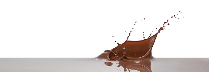 Image showing chocolate splash