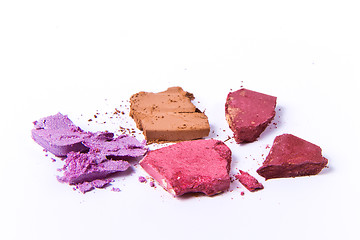 Image showing crushed eyeshadow