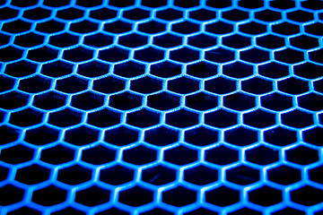 Image showing abstract metallic grid