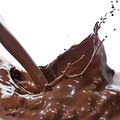 Image showing pouring chocolate