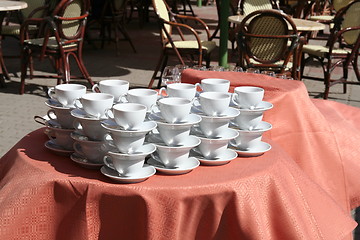 Image showing coffee cups