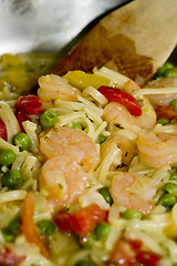 Image showing shrimp scampi