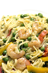 Image showing shrimp scampi