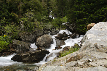 Image showing Stream in the Italian mountains