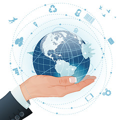 Image showing Concept - Global Business