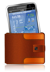 Image showing Purse with Smart Phone