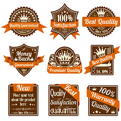 Image showing Quality and Guarantee Labels