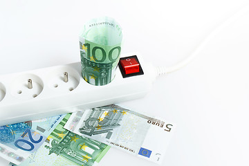 Image showing concept save money with energy saving