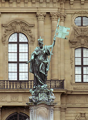 Image showing statue and facade