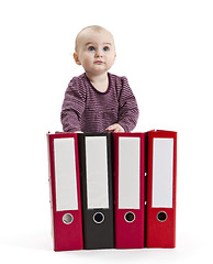 Image showing young child with ring file