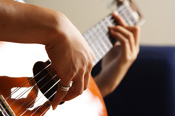 Image showing Guitar player