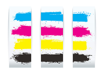 Image showing Four color paper