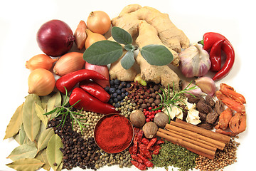 Image showing Spices and herbs