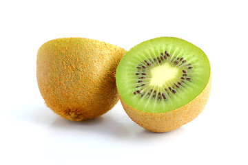 Image showing kiwi fruit cut in two pieces