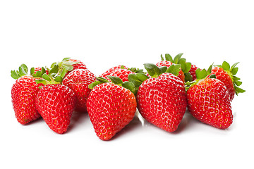 Image showing Isolated fruits - Strawberries 