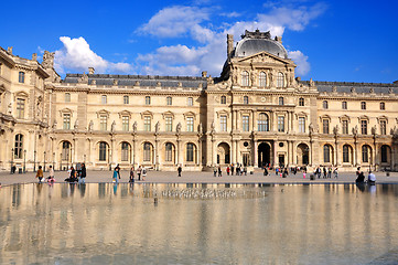 Image showing Louvre museum in Paris
