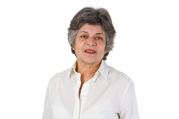 Image showing Female senior portrait 