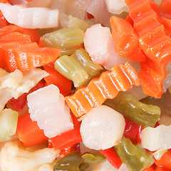 Image showing Mixed vegetables