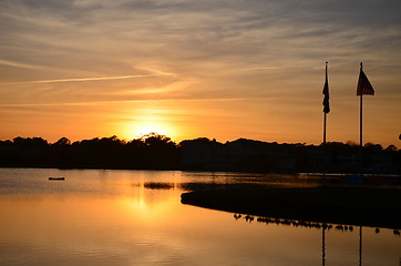 Image showing Over the water