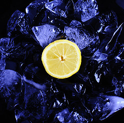 Image showing Lemon and ice 