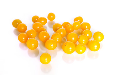 Image showing Yellow cherry tomatoes