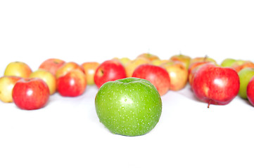 Image showing Still-life with green apple