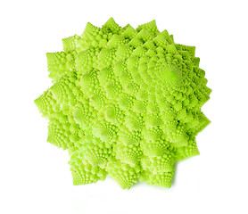 Image showing Romanesco isolated on white