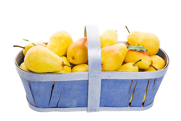 Image showing Basket of Pears