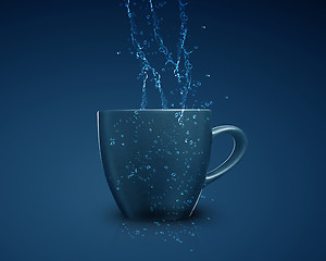 Image showing black mug