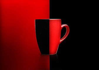 Image showing Two colors mug