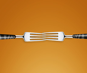Image showing two forks 