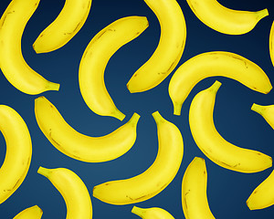Image showing Banana seamless pattern