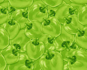 Image showing Green bell pepper