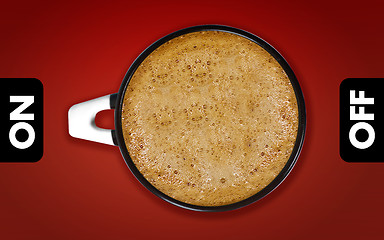 Image showing Cup of cappuccino 