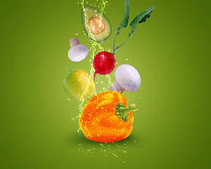 Image showing Fresh vegetables