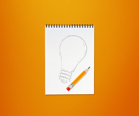 Image showing Pencil with big Idea