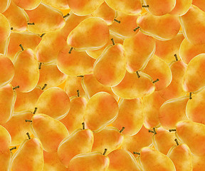 Image showing Seamless pear background