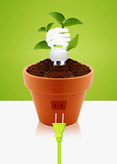 Image showing modern energy saving