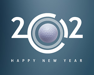 Image showing Happy new year 2012