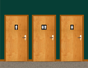 Image showing WC Water Cycle door