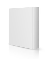 Image showing Blank book cover white 