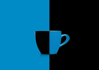 Image showing Two colors mug