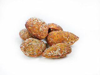 Image showing shelled almonds