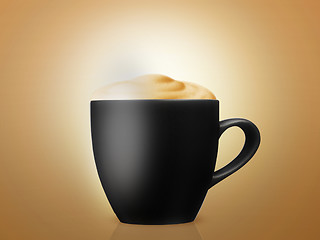 Image showing Cup of cappuccino 