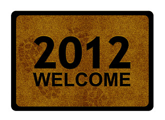 Image showing Happy new year 2012