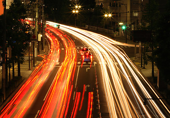 Image showing Night traffic